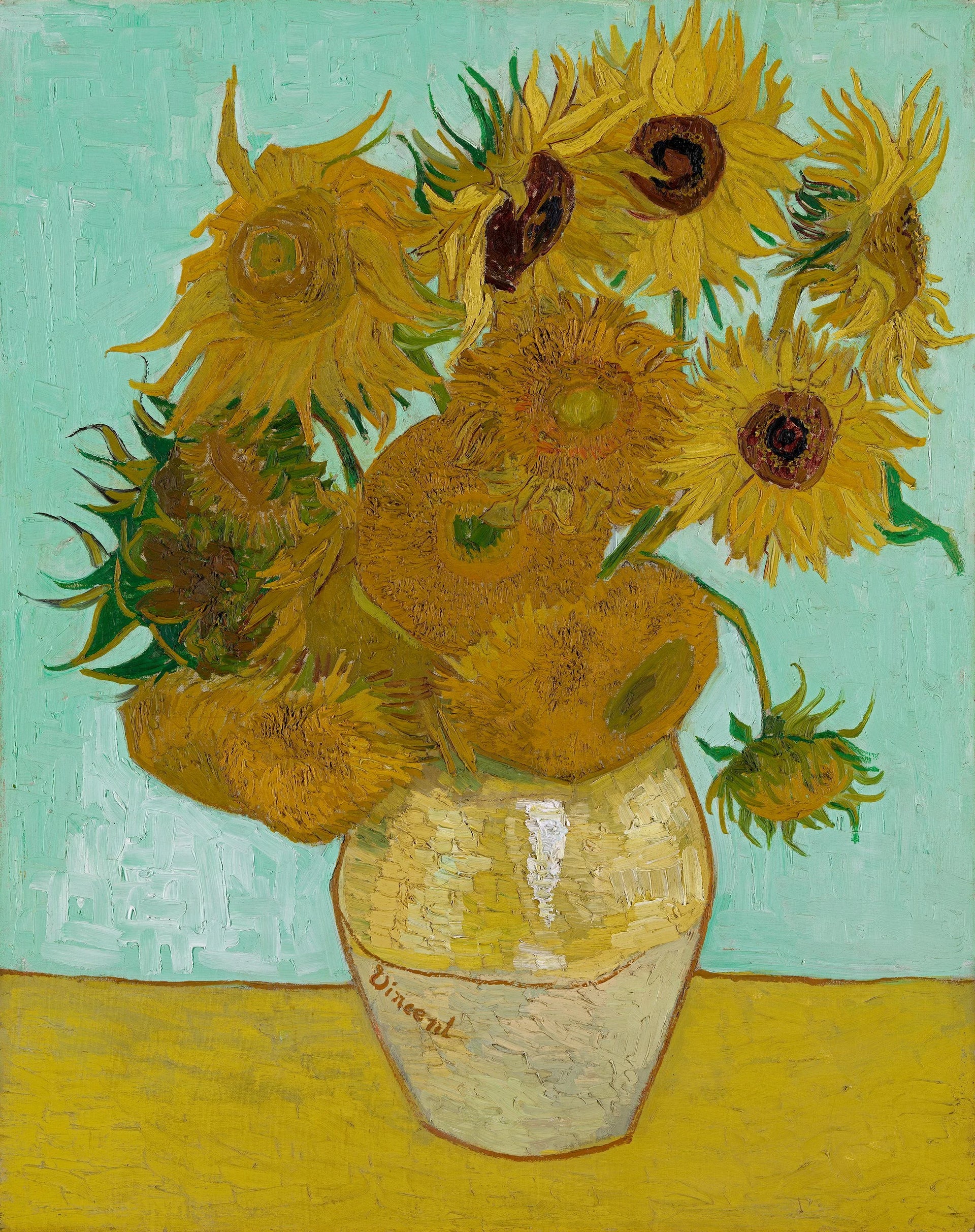 Les Tournesols de Munich F456 de Vincent van Gogh