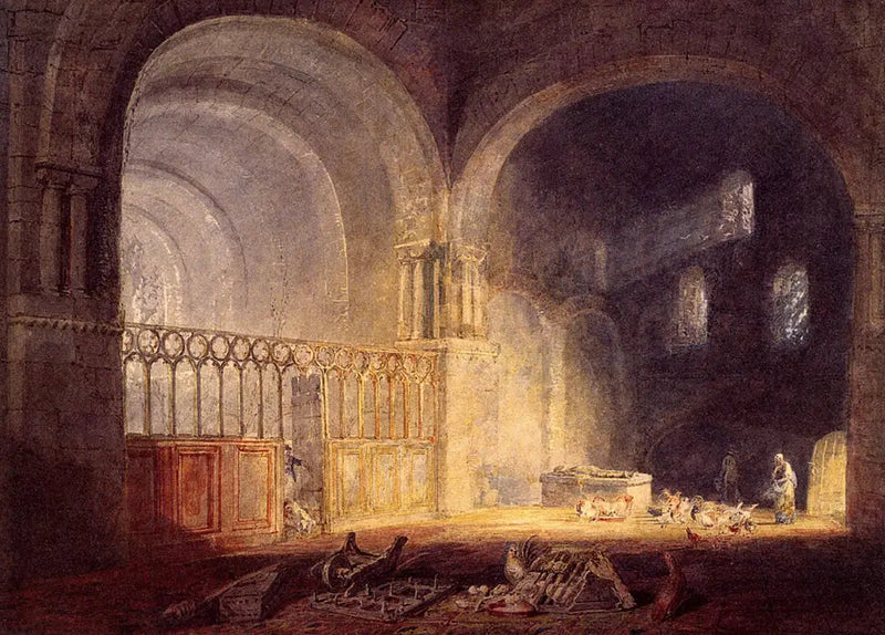 โบสถ์ของ Ewenny Priory, Glamorganshire - J. M. W. Turner