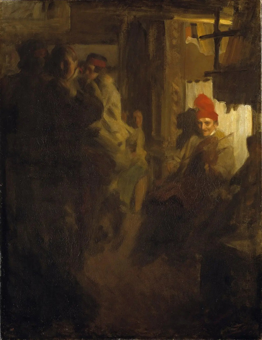 โอนย้ายไปยัง Riksdag : การเต้นรำใน Gopsmor - Anders Zorn