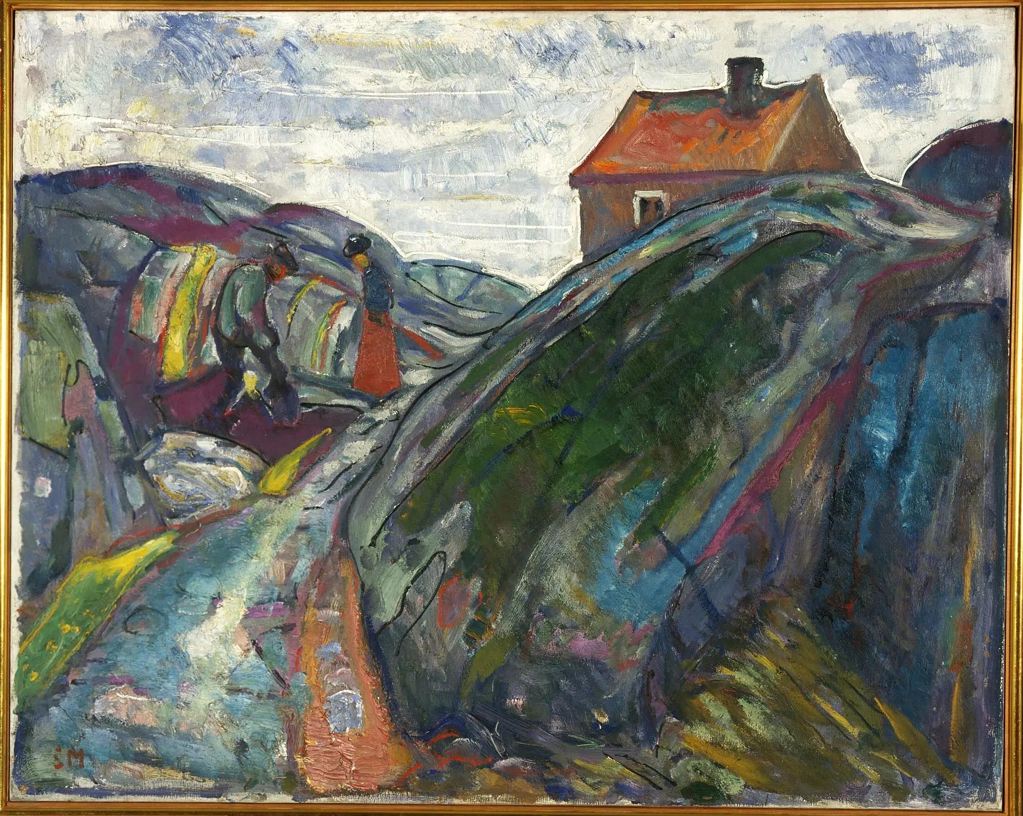 Travail de printemps dans les Skerries - Edvard Munch image 1 reproduction de peinture à l’huile