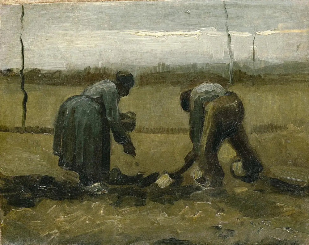 Travail des champs - Vincent van Gogh image 1 reproduction artisanale de tableau