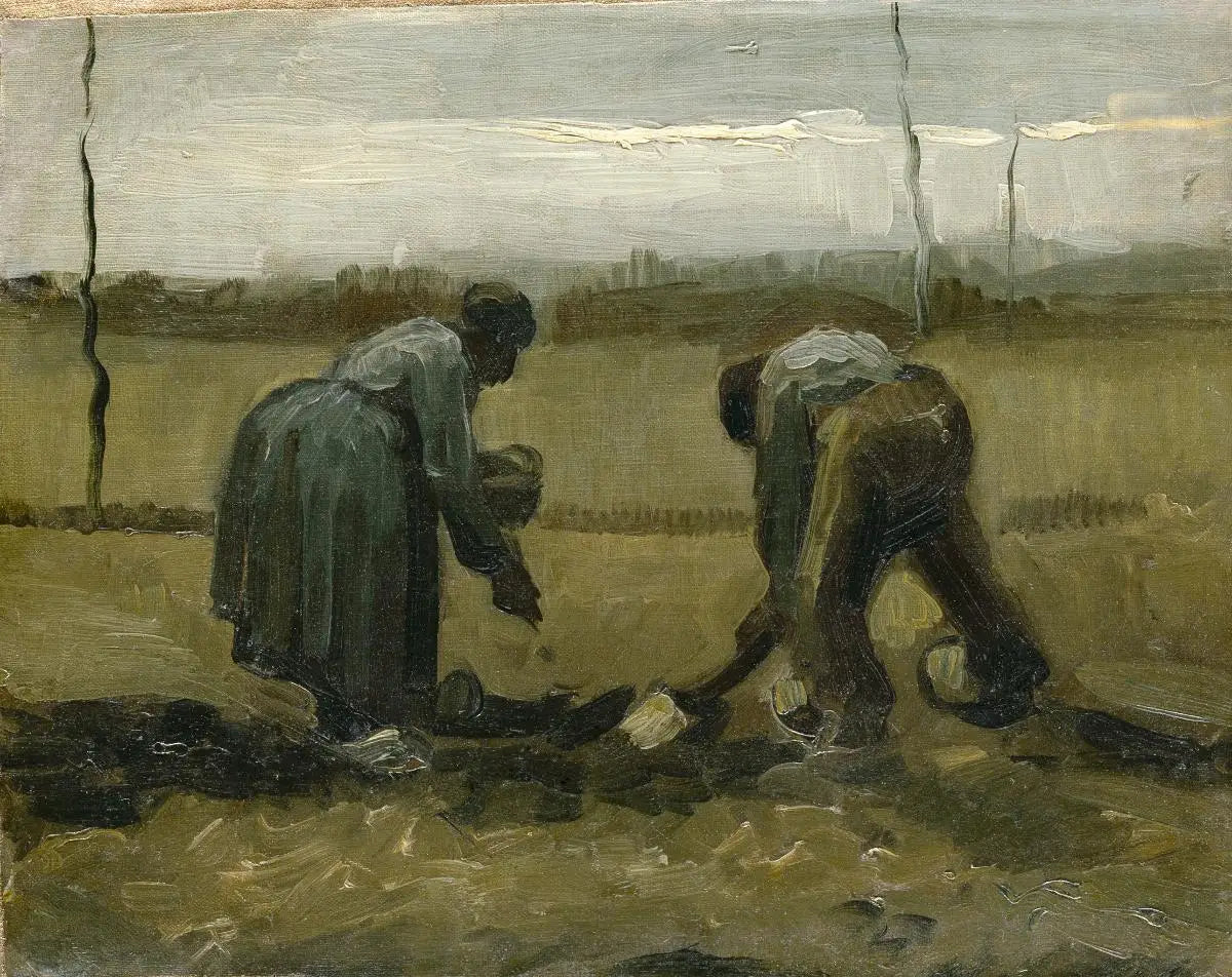 Travail des champs - Vincent van Gogh image 1 reproduction artisanale de tableau