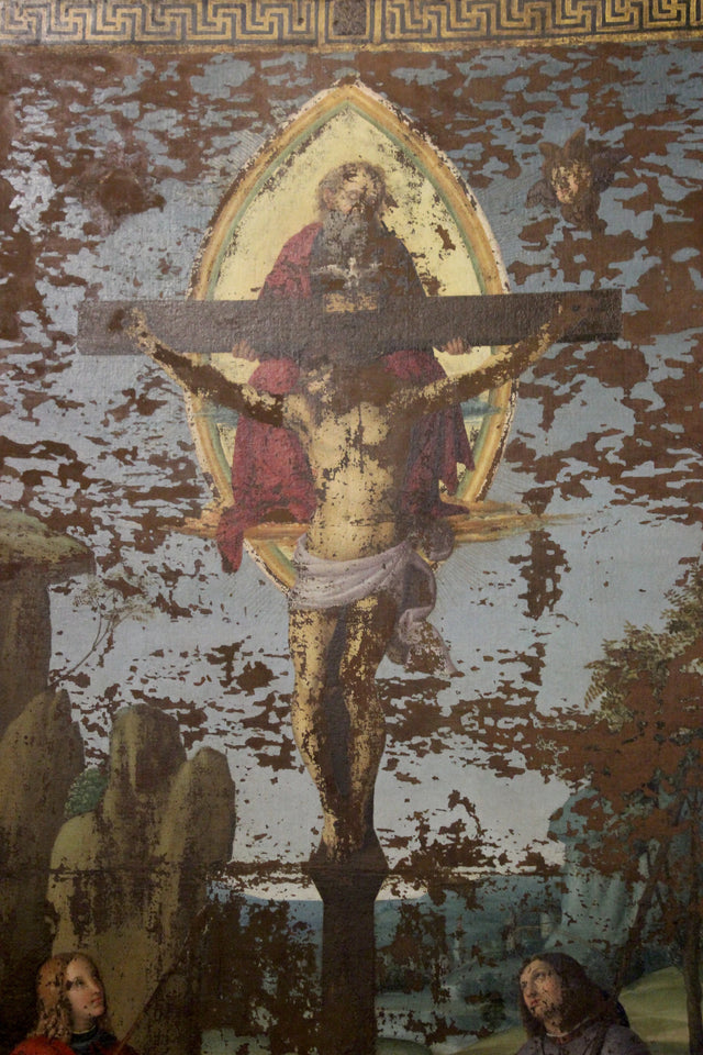 La Sainte Trinité avec saint Sébastien et saint Roch, vers 1497-1499 – Raphaël