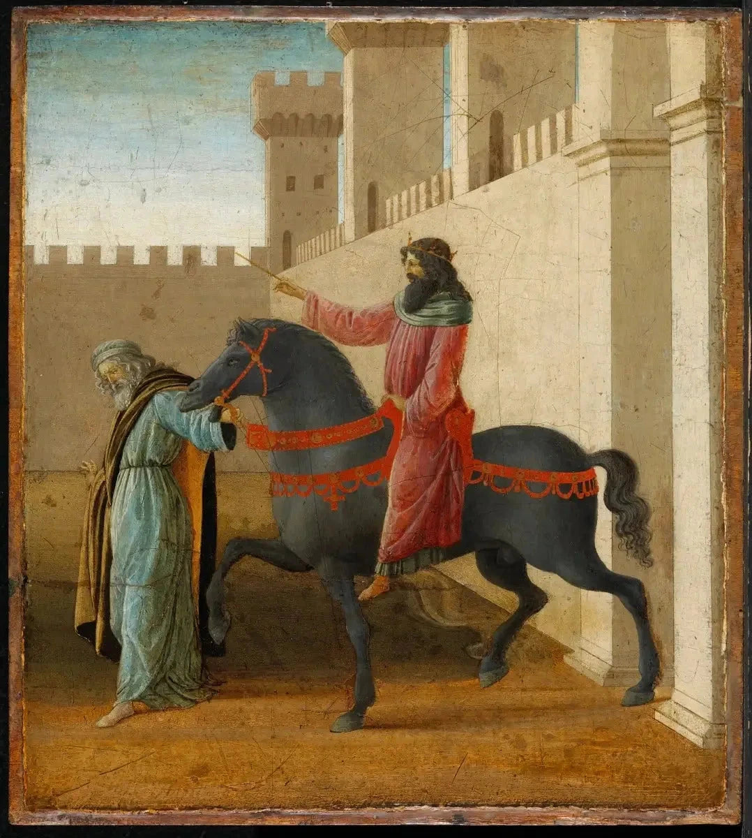 Le Triomphe de Mardochée de Sandro Botticelli, vers 1475, Musée des beaux-arts du Canada – reproduction peinture à l’huile sur toile
