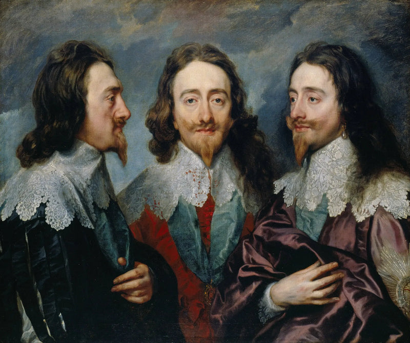 Triple portrait de Charles Ier - Antoine van Dyck
ภาพเหมือนสามคนของพระเจ้าชาร์ลส์ที่ 1 - อองตวน แวน ดายค์