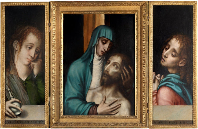 ไตรภาคภาพของ Pietà, นักบุญยอห์น และนักบุญมารี-มาเดอลิน - หลุยส์ เดอ โมราเลส