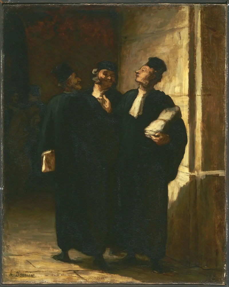 ทนายความสามคน - Honoré Daumier