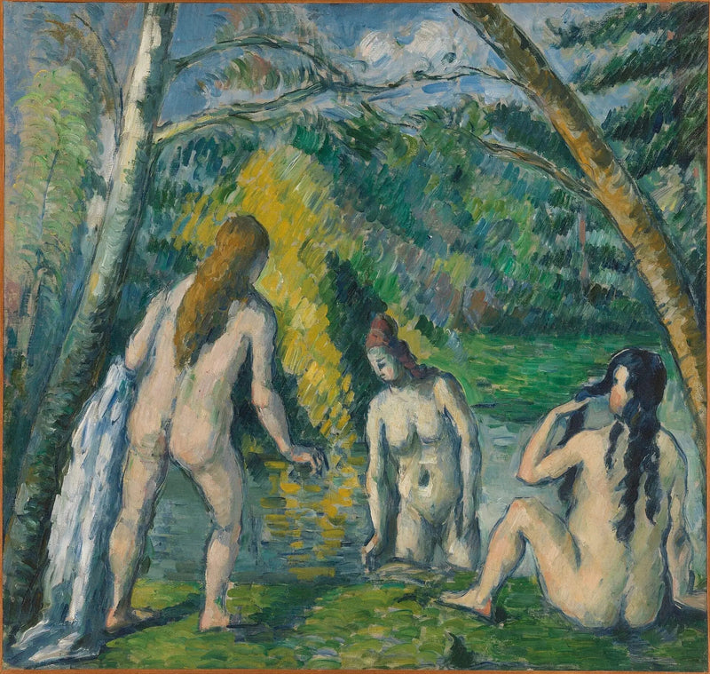สามนักอาบน้ำ - Paul Cézanne