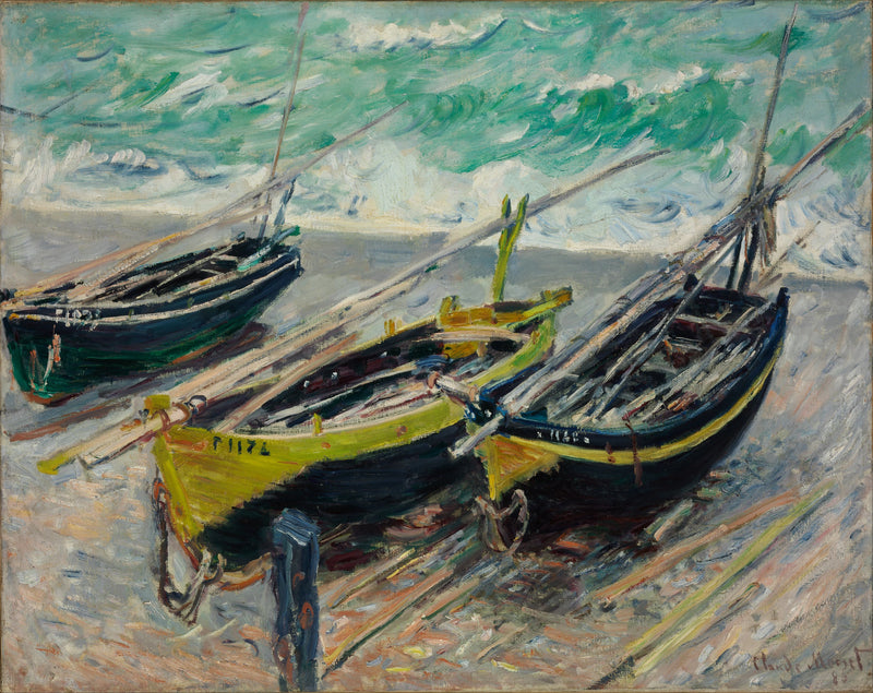 เรือประมงสามลํา W1029 - Claude Monet