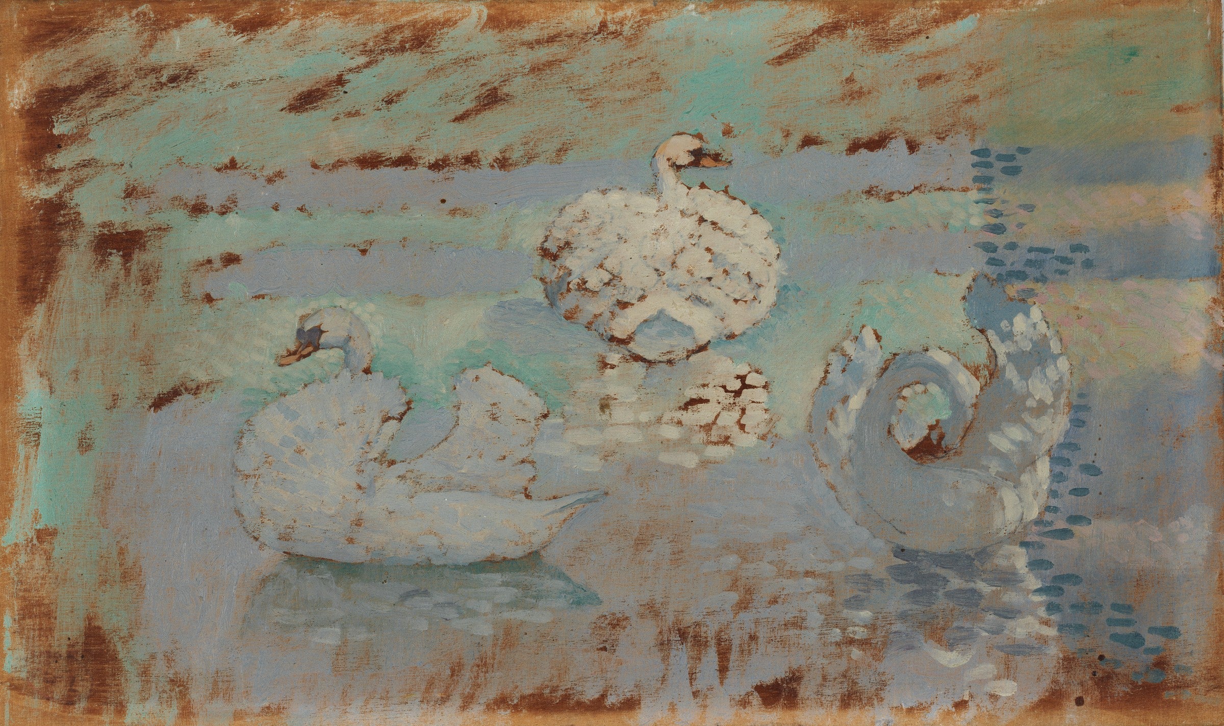 Trois cygnes - Henri-Edmond Cross - Alpha Reproduction