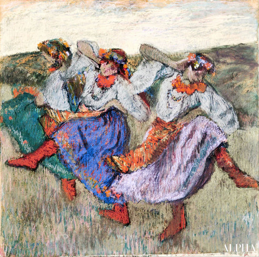 Trois danseurs russes - Edgar Degas - Reproductions de tableaux et peintures haut de gamme