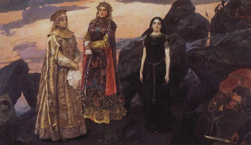 เจ้าหญิงสามพระองค์แห่งอาณาจักรใต้ดิน - Viktor Vasnetsov