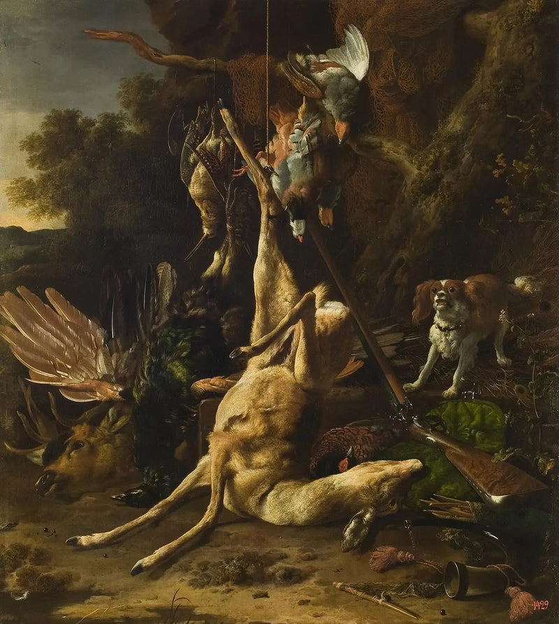 ถ้วยรางวัลล่าสัตว์ - Melchior de Hondecoeter