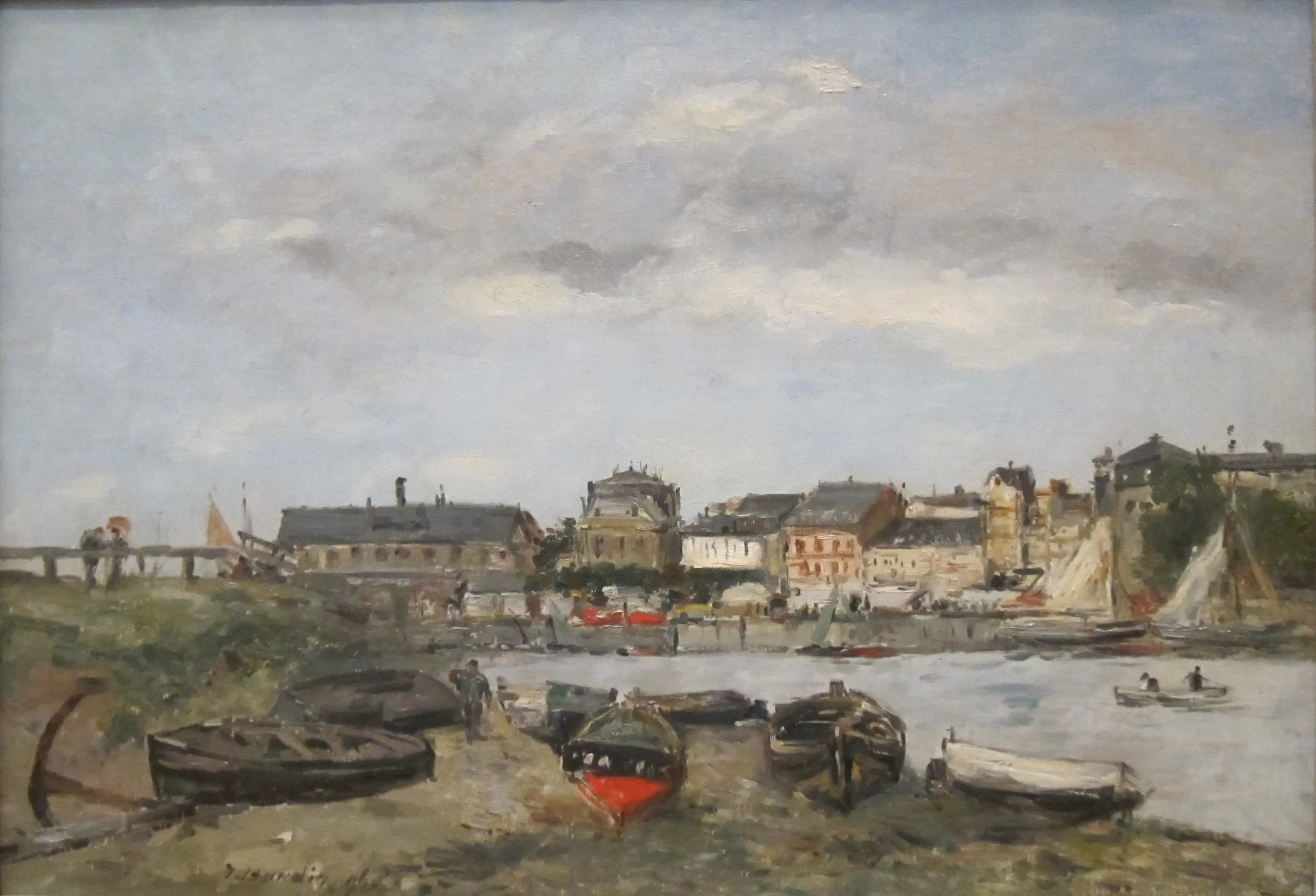 Trouville - Eugène Boudin image 1 reproduction réalisée par Alpha Reproduction