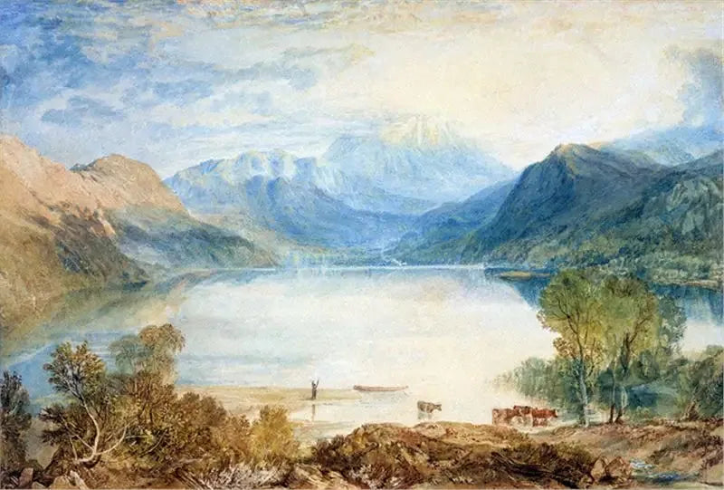Ullswater จาก Gobarrow Park - J. M. W. Turner