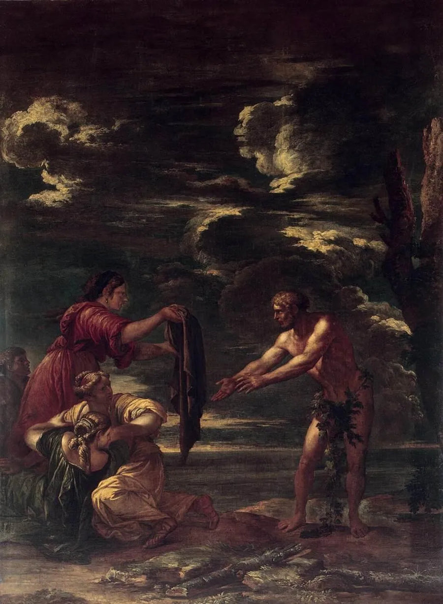 Ulysse et Nausicaa - Salvator Rosa
