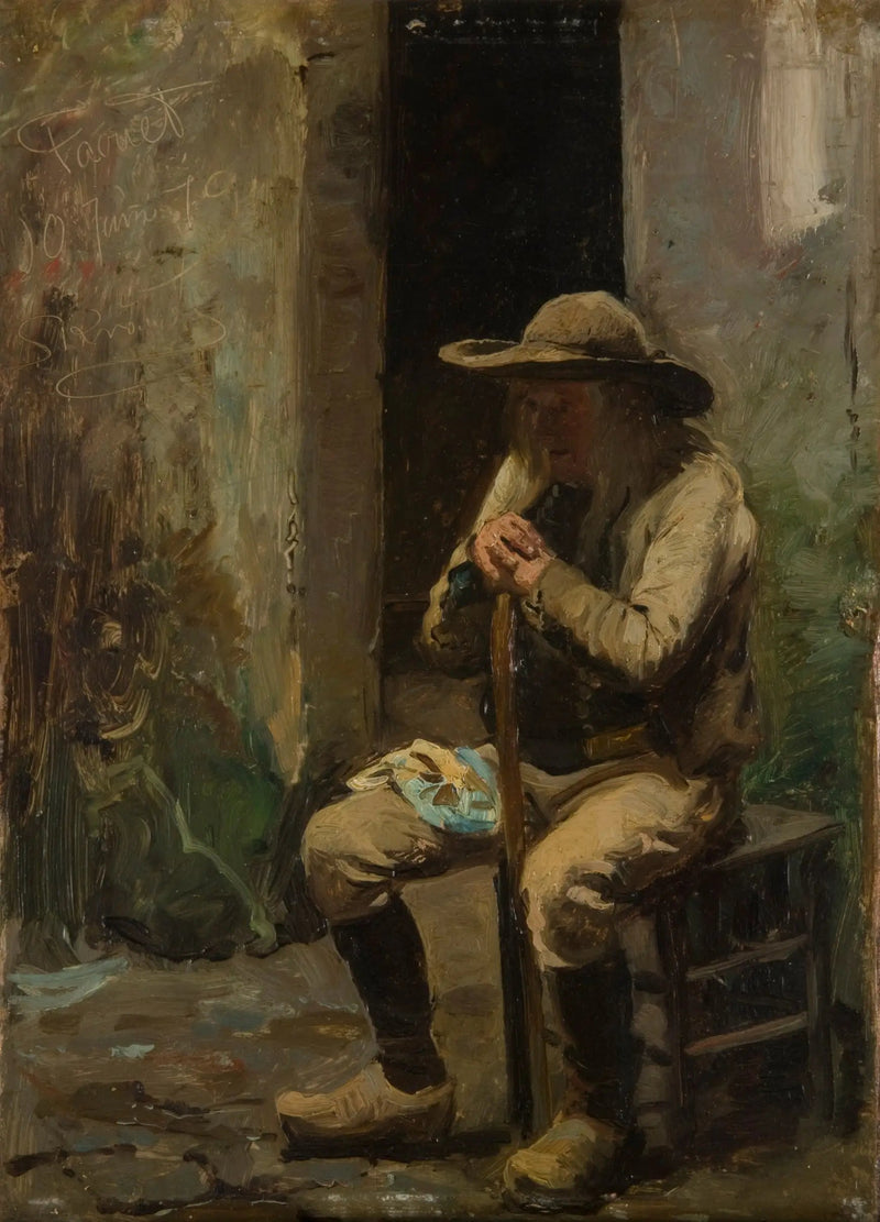 เกษตรกรจาก Faouet นั่ง - Peder Severin Krøyer