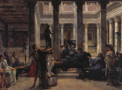 Un amateur romain - Lawrence Alma-Tadema - Alpha Reproduction