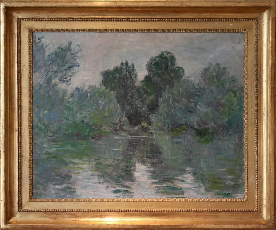 แขนของแม่น้ำแซนใกล้ Vétheuil - Claude Monet