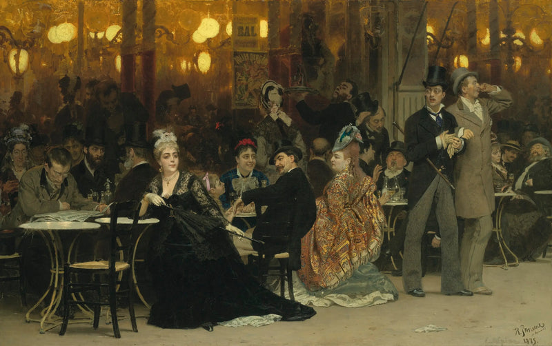 กาแฟปารีเซียน - Ilya Repin