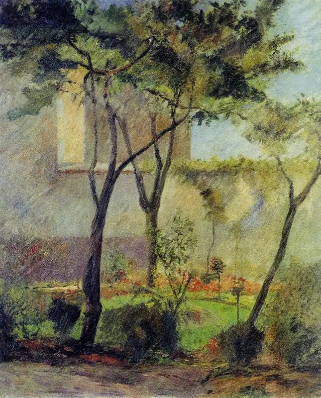 Un coin de jardin, rue Carcel - Paul Gauguin image 1 copie peinte à la main à l’huile