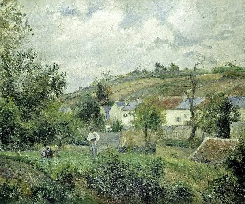 มุมหนึ่งของ L'Hermitage, Pontoise - Camille Pissarro