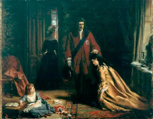 Un épisode de la vie de Lady Mary Wortley - William Powell Frith image 1 reproduction de peinture à l’huile