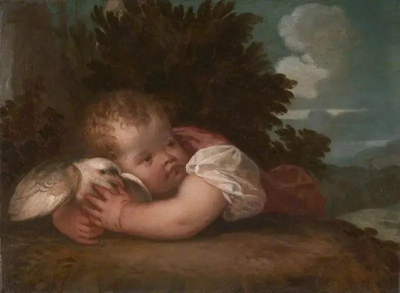 เด็กชายกับนก - Titian