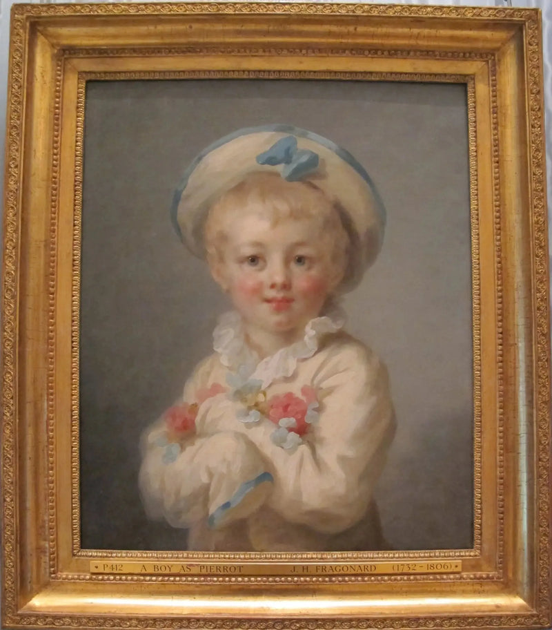 เด็กชายใน Pierrot - Jean-Honoré Fragonard