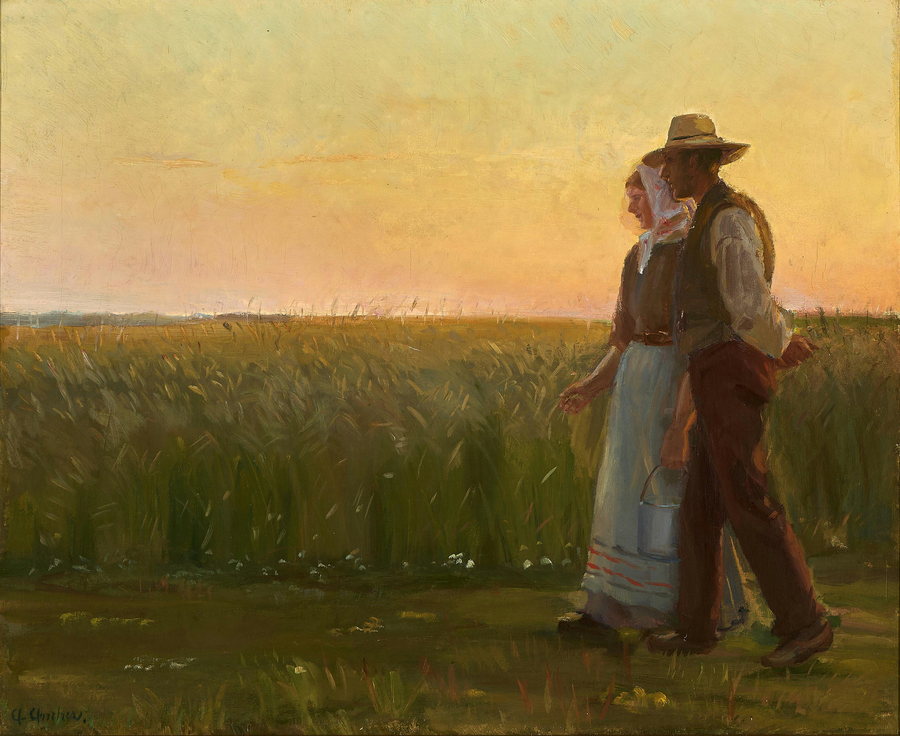 เด็กชายและเด็กหญิง - Anna Ancher