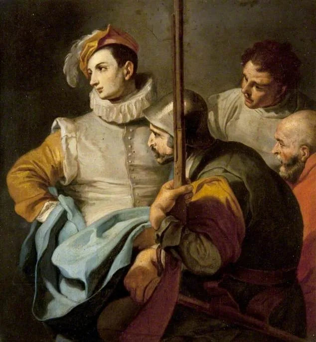 Un groupe de quatre hommes - Francesco Solimena image 1 reproduction réalisée par Alpha Reproduction