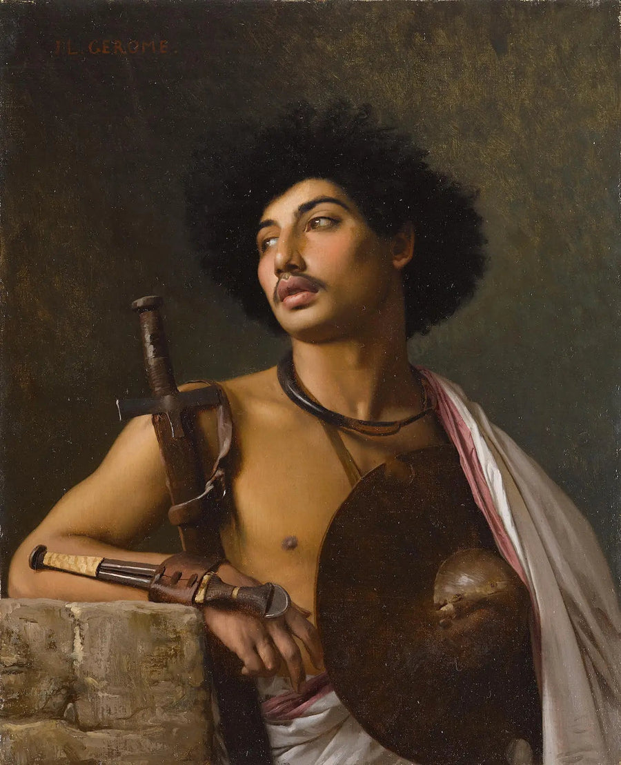 นักรบ Bischari - Jean-Léon Gérôme