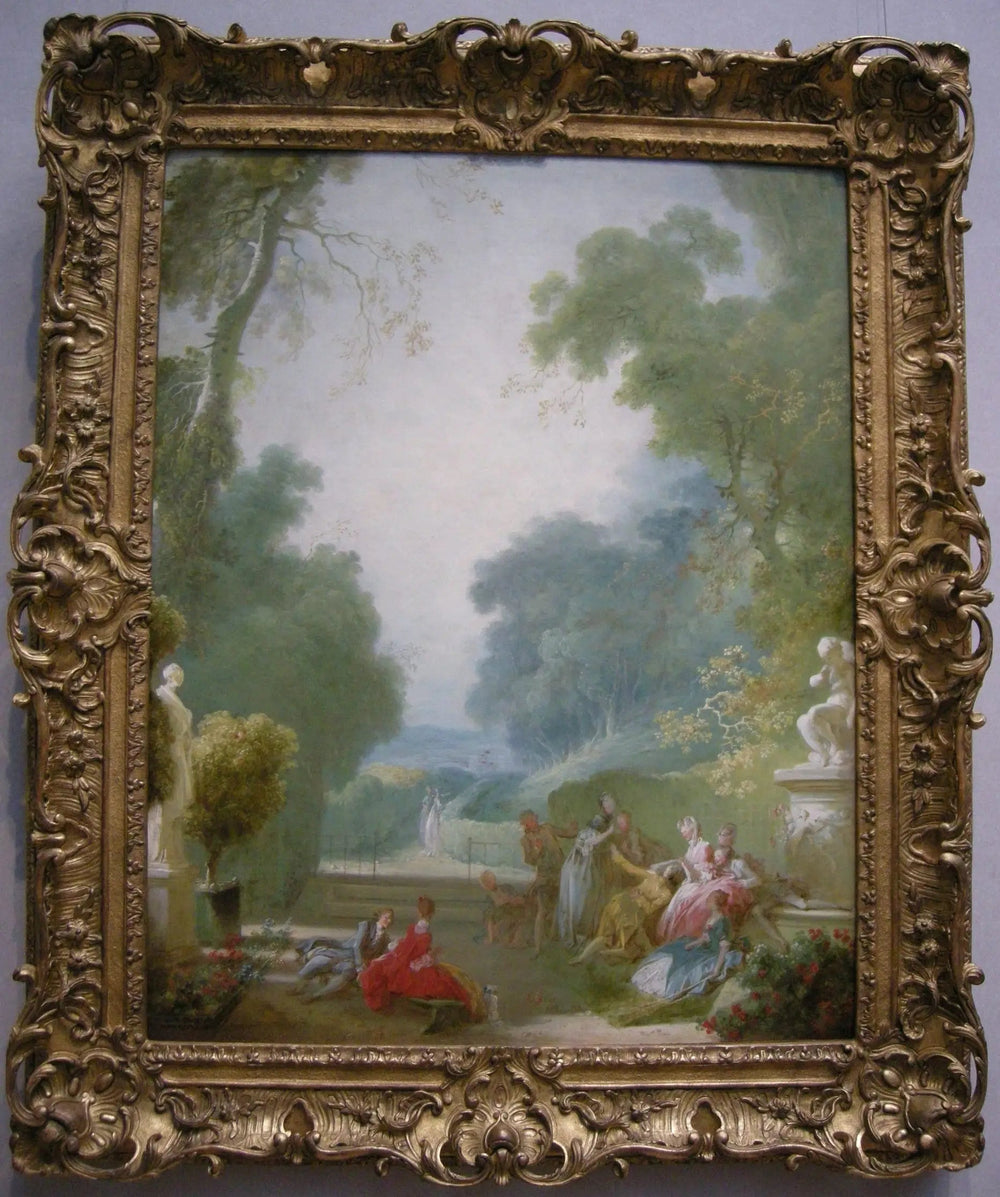 Un jeu de coques chaudes - Jean-Honoré Fragonard - Alpha Reproduction