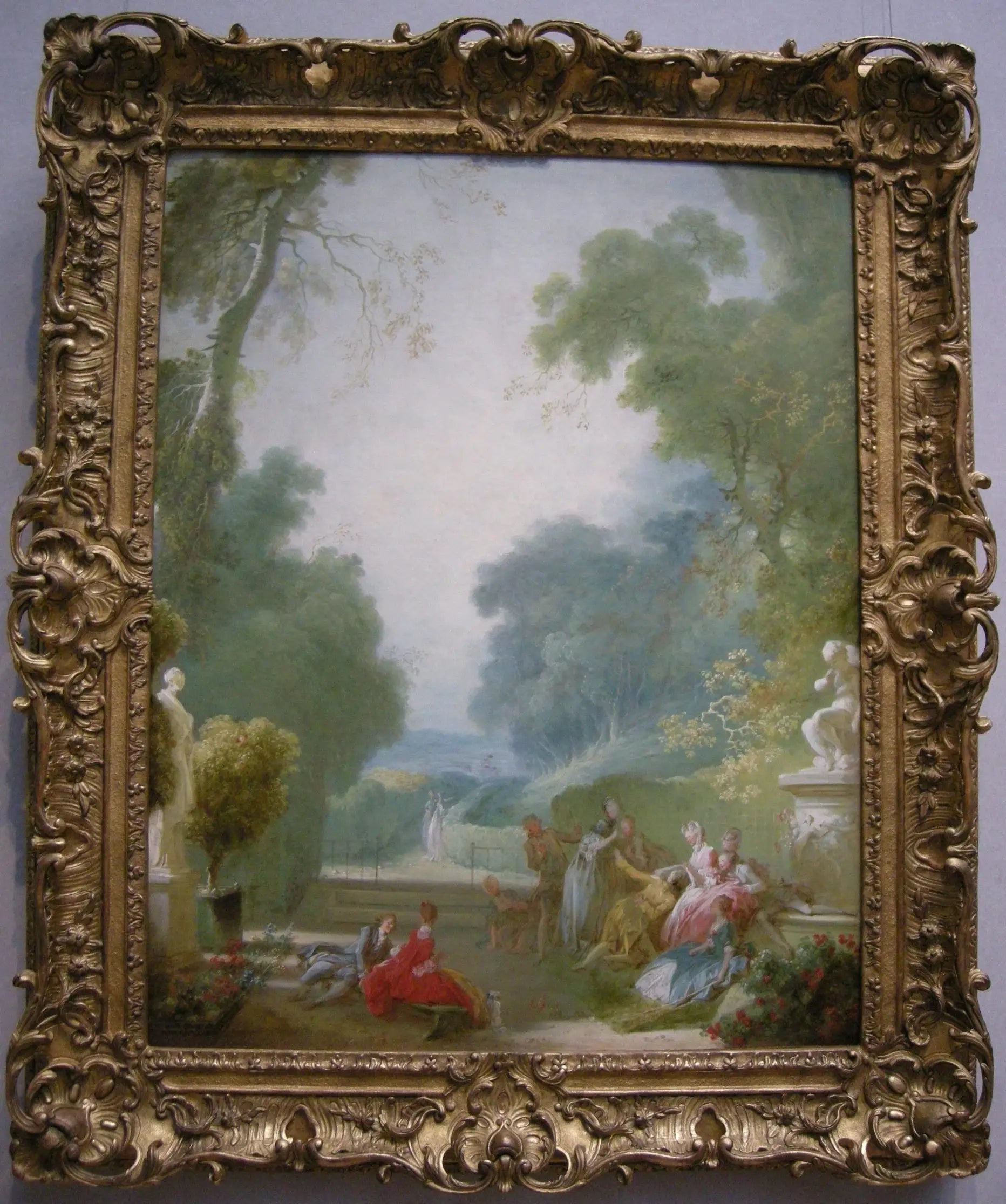 Un jeu de coques chaudes - Jean-Honoré Fragonard - Alpha Reproduction
