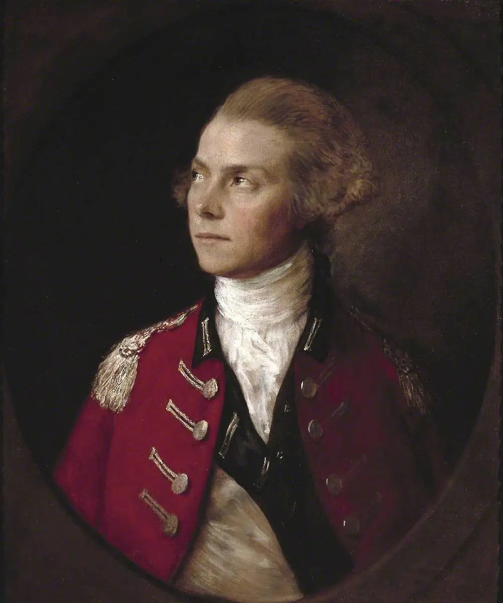 Un officier du 16e régiment de dragons légers - Thomas Gainsborough image 1 reproduction artisanale de tableau