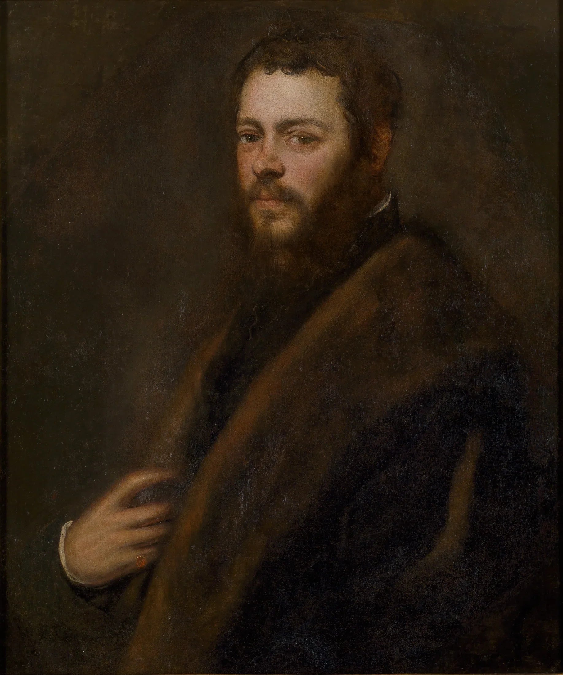 Un patricien vénitien - Jacopo Tintoretto image 1 copie peinte à la main à l’huile