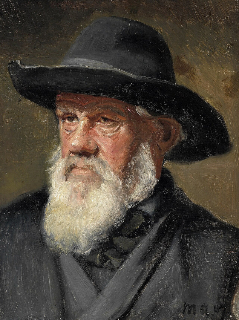 Un pêcheur de Skagen vêtu de ses plus beaux habits du dimanche. - Michael Peter Ancher