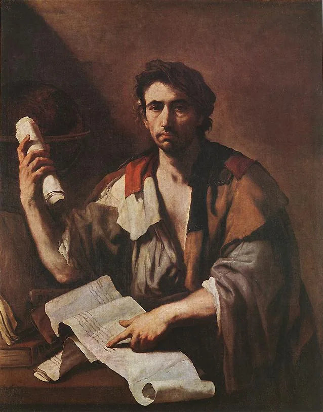 นักปรัชญาเสียดสี - Luca Giordano