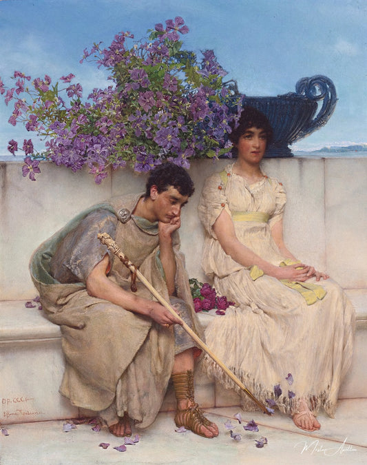 Un silence éloquent - Lawrence Alma-Tadema Reproductions de tableaux à la peinture à l’huile