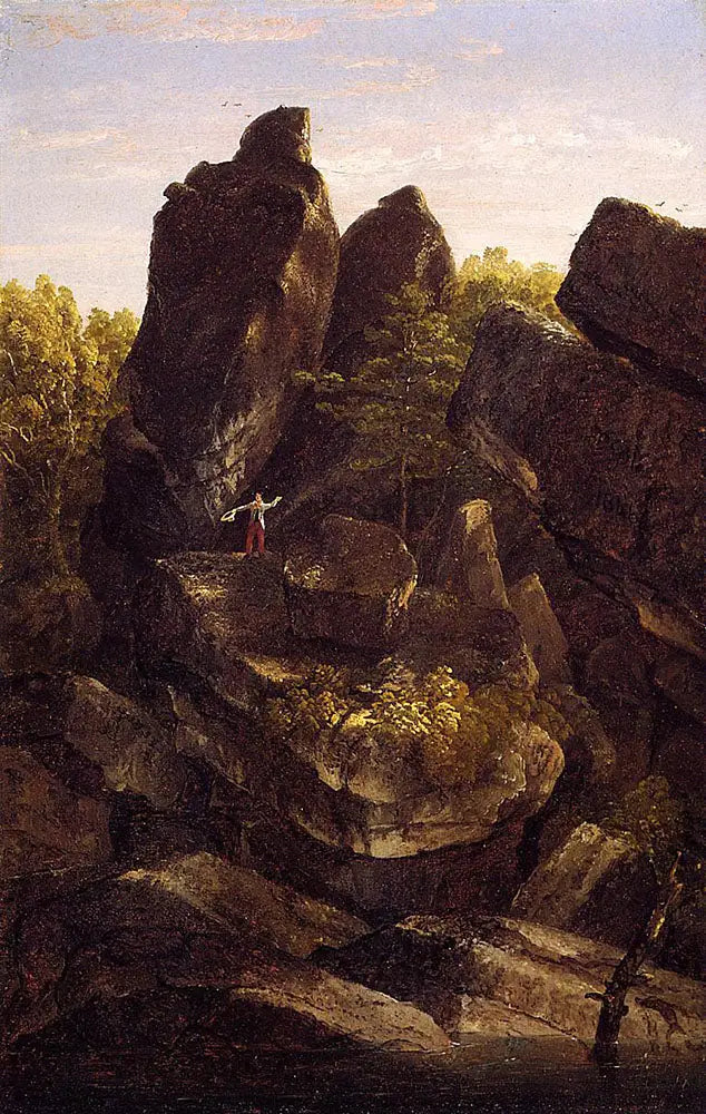 Un vallon rocailleux - Thomas Cole - Alpha Reproduction