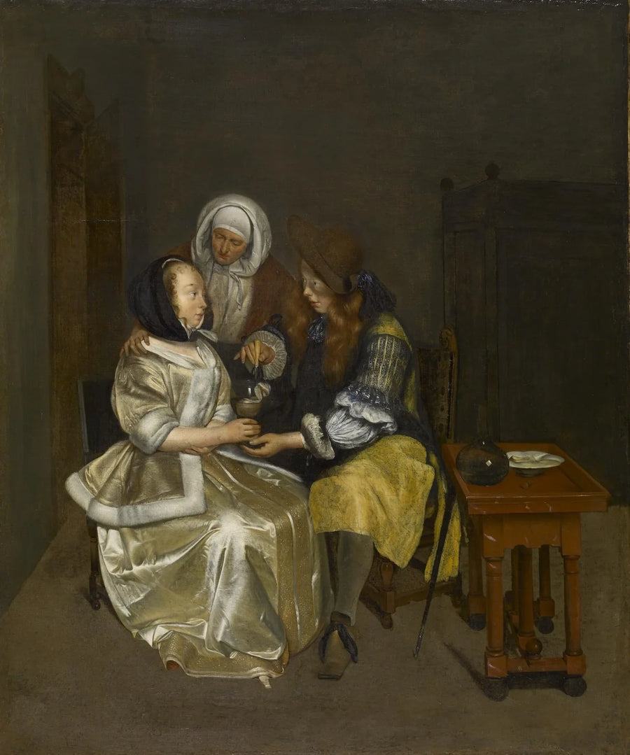 Un verre de limonade - Gerard ter Borch