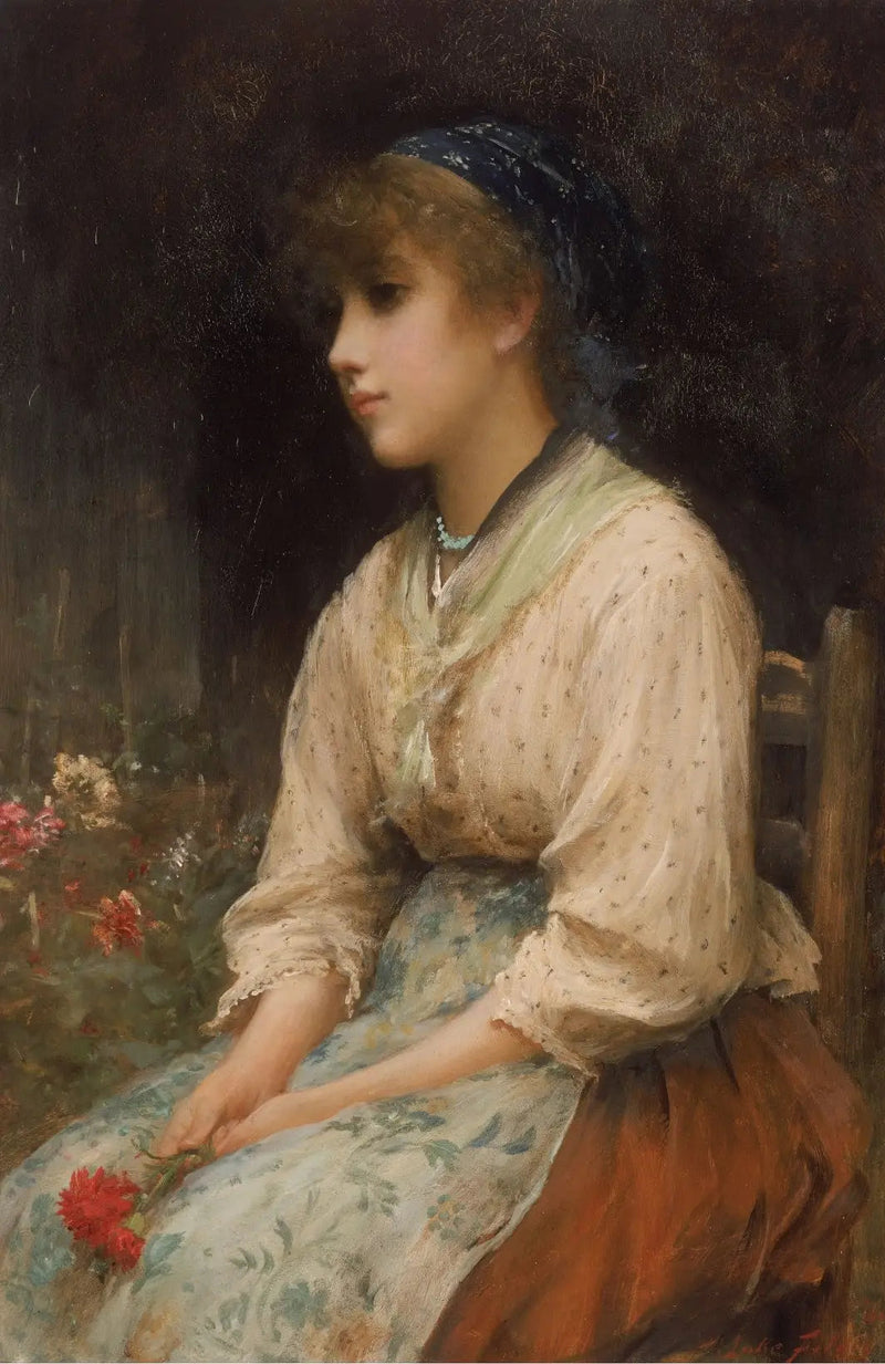 สาวผู้เป็นเพื่อนเจ้าสาวเวนิส - Luke Fildes