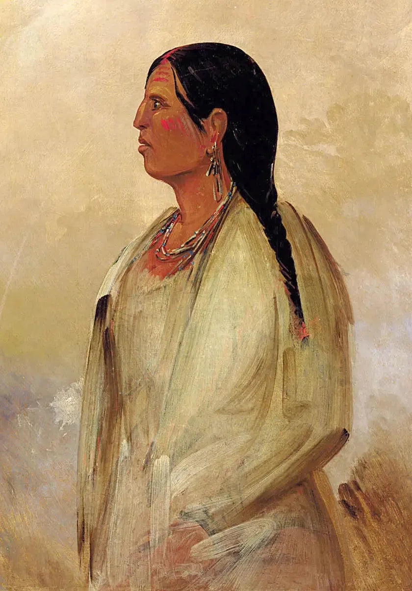 Une femme Choctaw - George Catlin image 1 tableau peint à l’huile sur toile