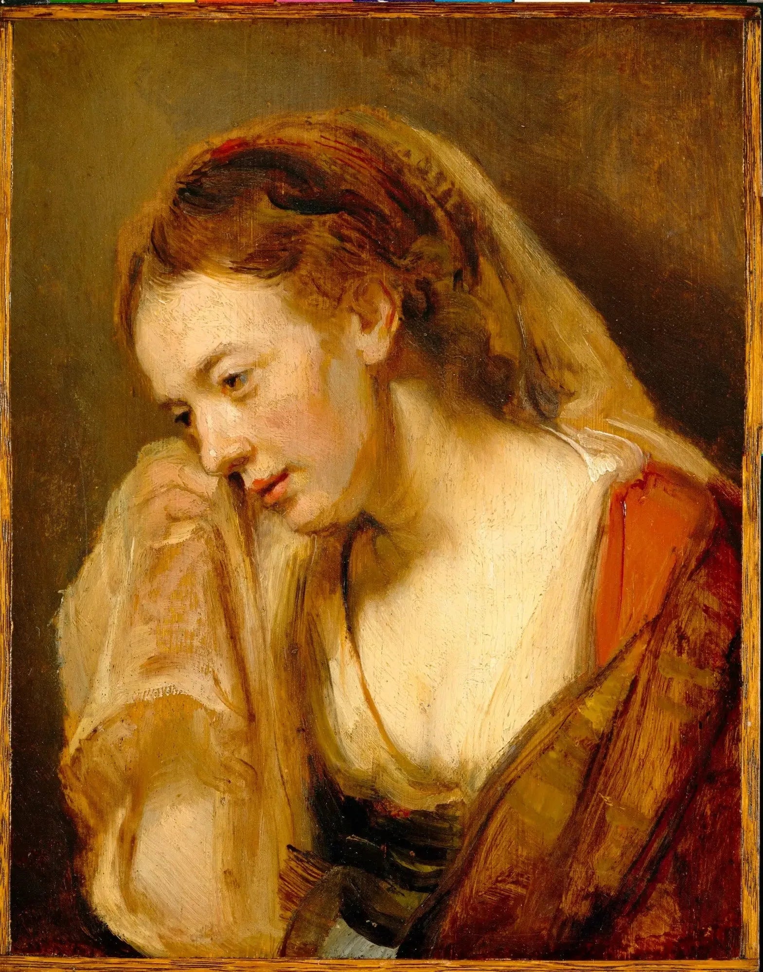 Une femme qui pleure - Rembrandt image 1 reproduction réalisée par Alpha Reproduction