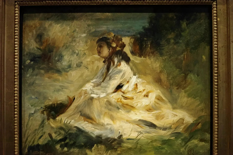 ผู้หญิงบนหญ้า (Lise Tréhot) - Pierre-Auguste Renoir