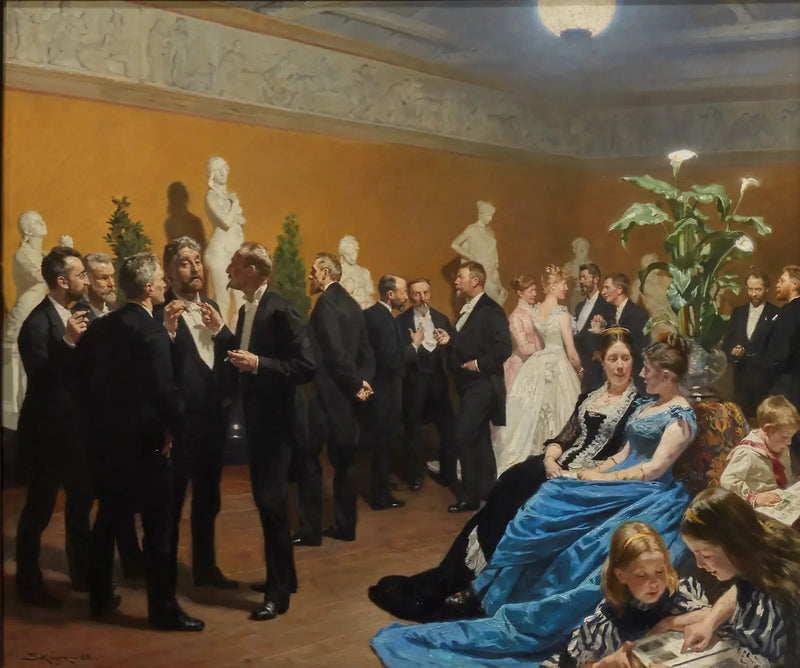 งานเลี้ยงที่ Glyptoteket - Peder Severin Krøyer