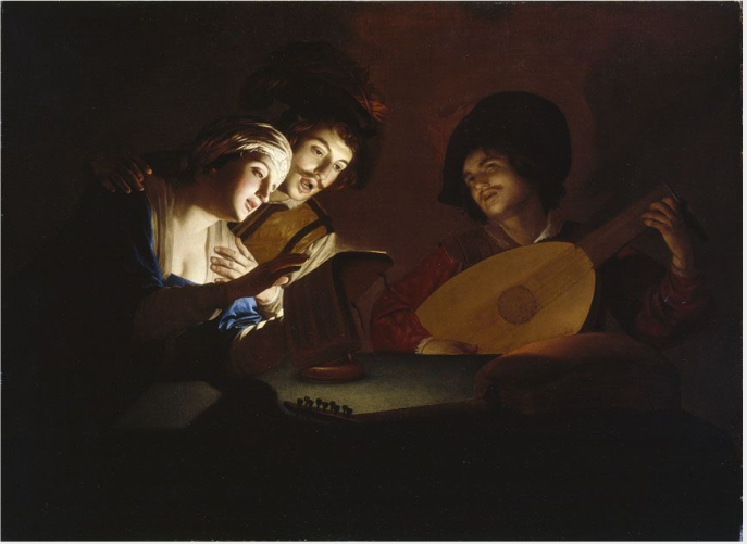 งานเฉลิมฉลองดนตรี - Gerrit van Honthorst