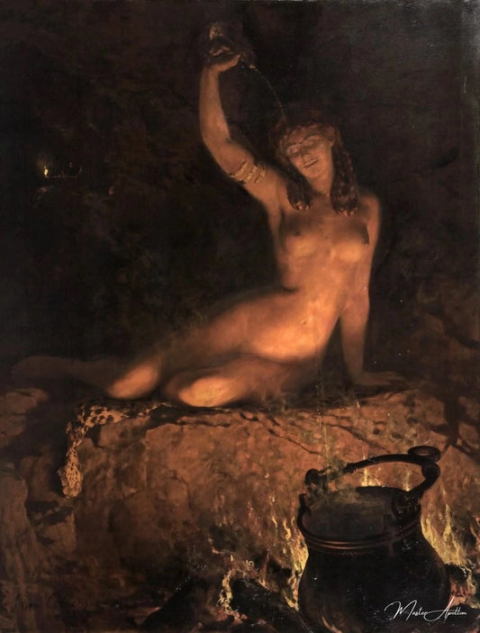 Une incantation - John Collier Reproductions de tableaux à la peinture à l’huile