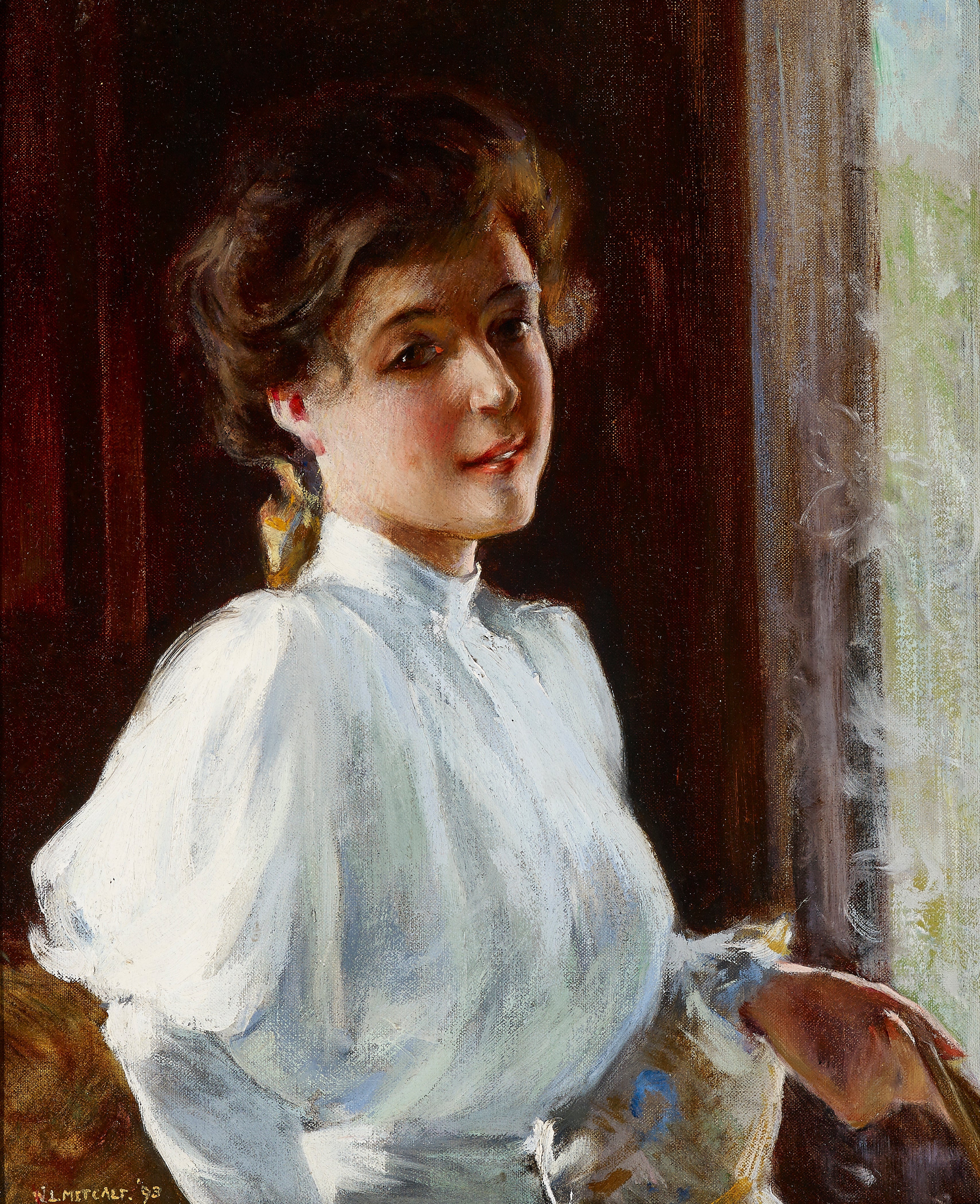 Une jeune fille - Willard Metcalf - Alpha Reproduction