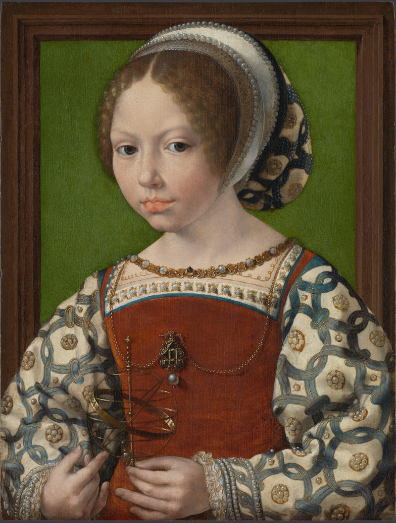 เจ้าหญิงสาว (Dorothea แห่งเดนมาร์ก?) - Jan Gossaert